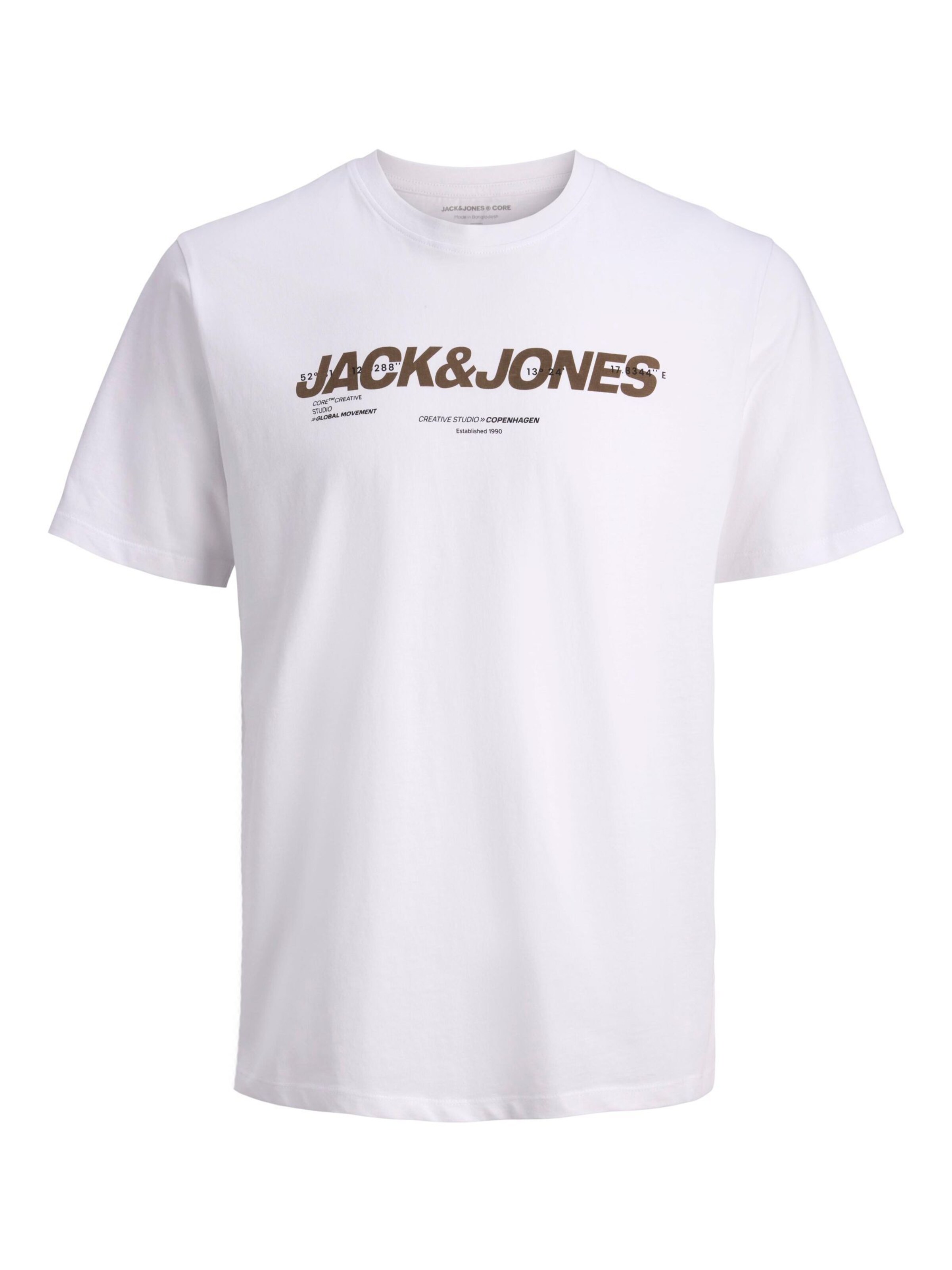 JACK & JONES Shirt in White: front