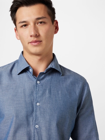 MEXX Regular fit Button Up Shirt in Blue