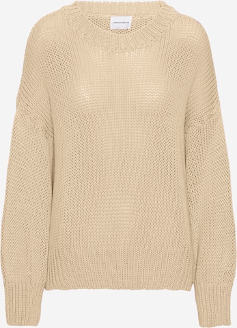 americandreams Oversizepullover 'Pepper' in Beige: Vorderseite