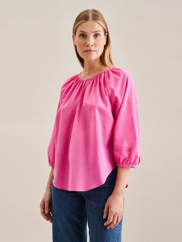 SEIDENSTICKER Tunic 'Schwarze Rose' in Pink: front