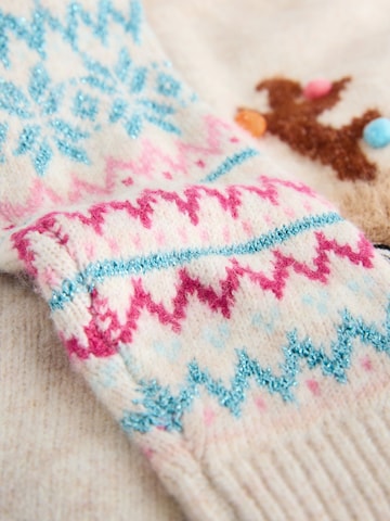 Next Sweter 'Christmas Character' w kolorze beżowy