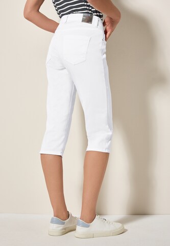 CECIL Slimfit Jeans 'Capri' in Weiß