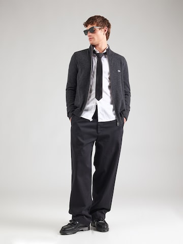 GANT Knit cardigan in Grey