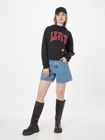 LEVI'S ®Sweater majica 'Graphic Standard Hoodie' - crna boja