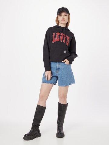 LEVI'S ® Sweatshirt 'Graphic Standard Hoodie' in Zwart