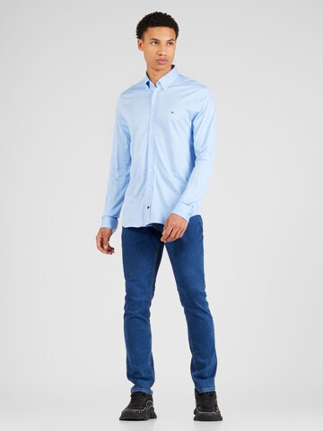 Coupe slim Chemise Tommy Hilfiger Tailored en bleu