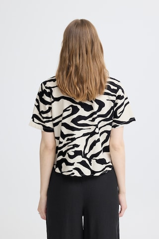 ICHI Blouse ' LINNO ' in Beige