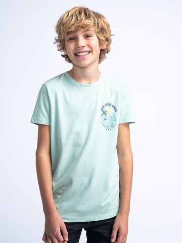 Petrol Industries Shirt 'Beachy' in Green: front