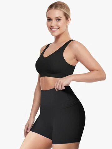 Shapetape Slimfit Leggings 'High Waist Fitness Short met Telefoonzak' in Zwart