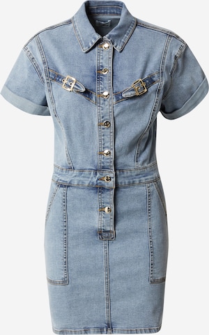 Hoermanseder x About You Shirt Dress 'Liv' in Blue: front