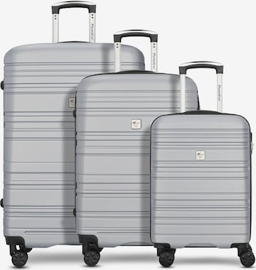 Set di valigie 'Paradise' di CHECK.IN in argento: frontale