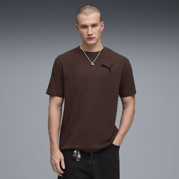 PUMA T-Shirt 'Essentials Elevated' in Braun: Vorderseite