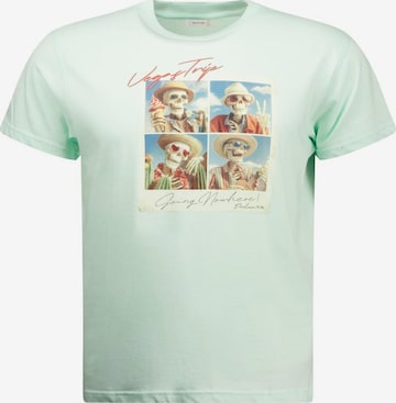 T-Shirt 'MANITO' Deeluxe en vert : devant