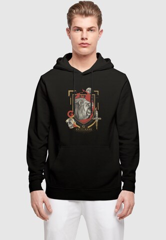 ABSOLUTE CULT Sweatshirt 'Harry Potter - Gryffindor Shield' in Schwarz: Vorderseite