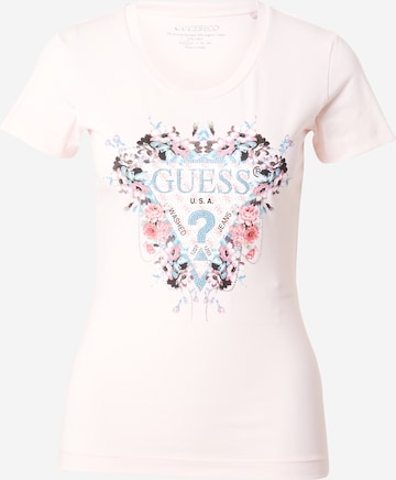 Maglietta di GUESS in rosa: frontale