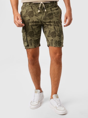 JACK & JONES Regular Cargo Pants in Green: front