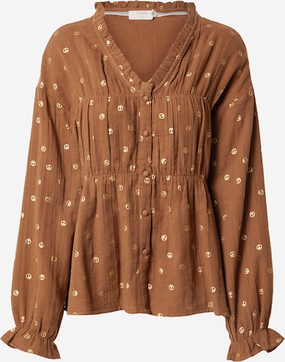 Cream Blouse in Brown / Gold, Item view