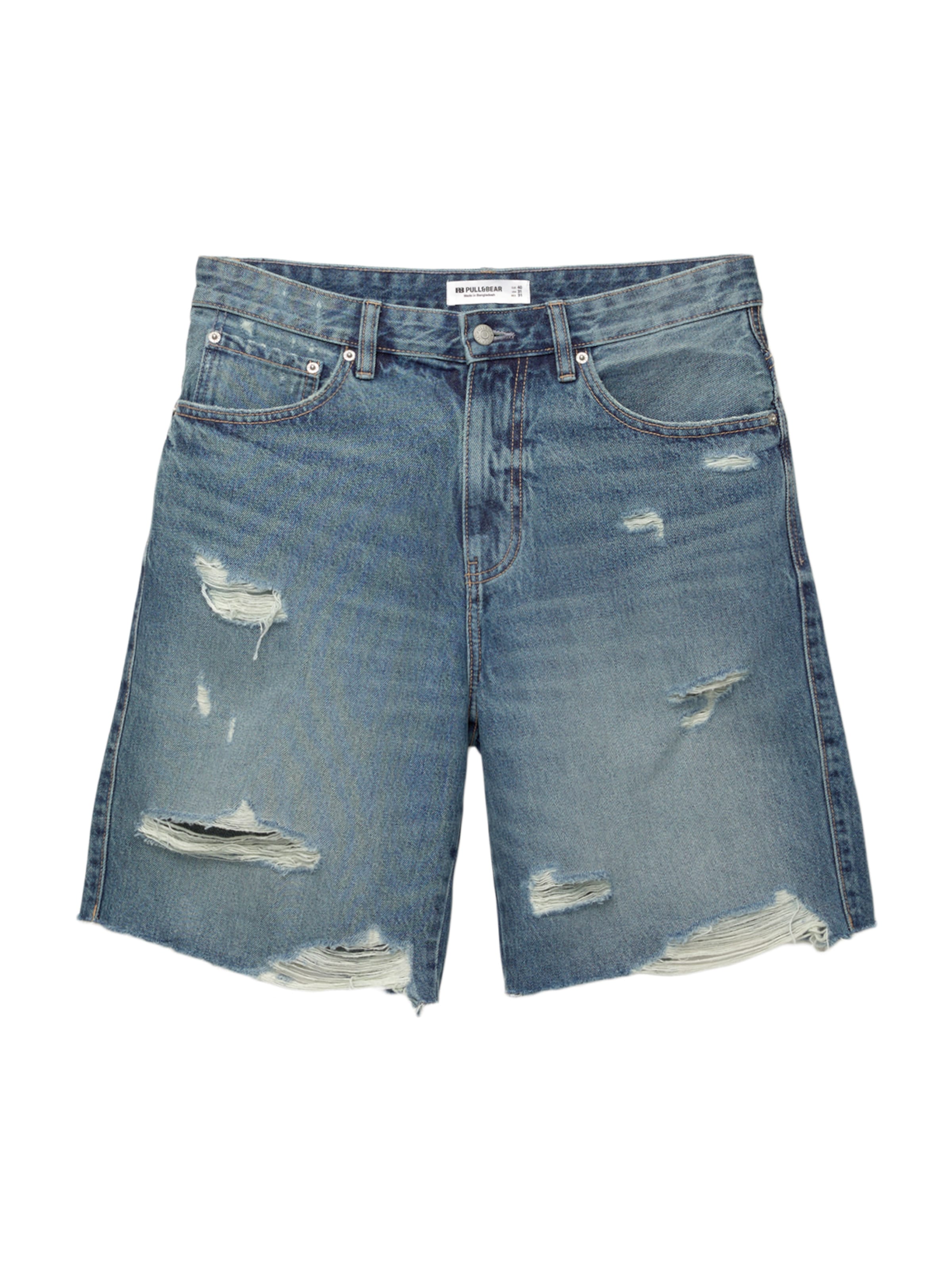 Pull&Bear Regular Дънки в синьо: отпред