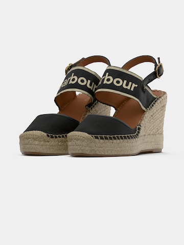 Barbour Sandaal in Zwart