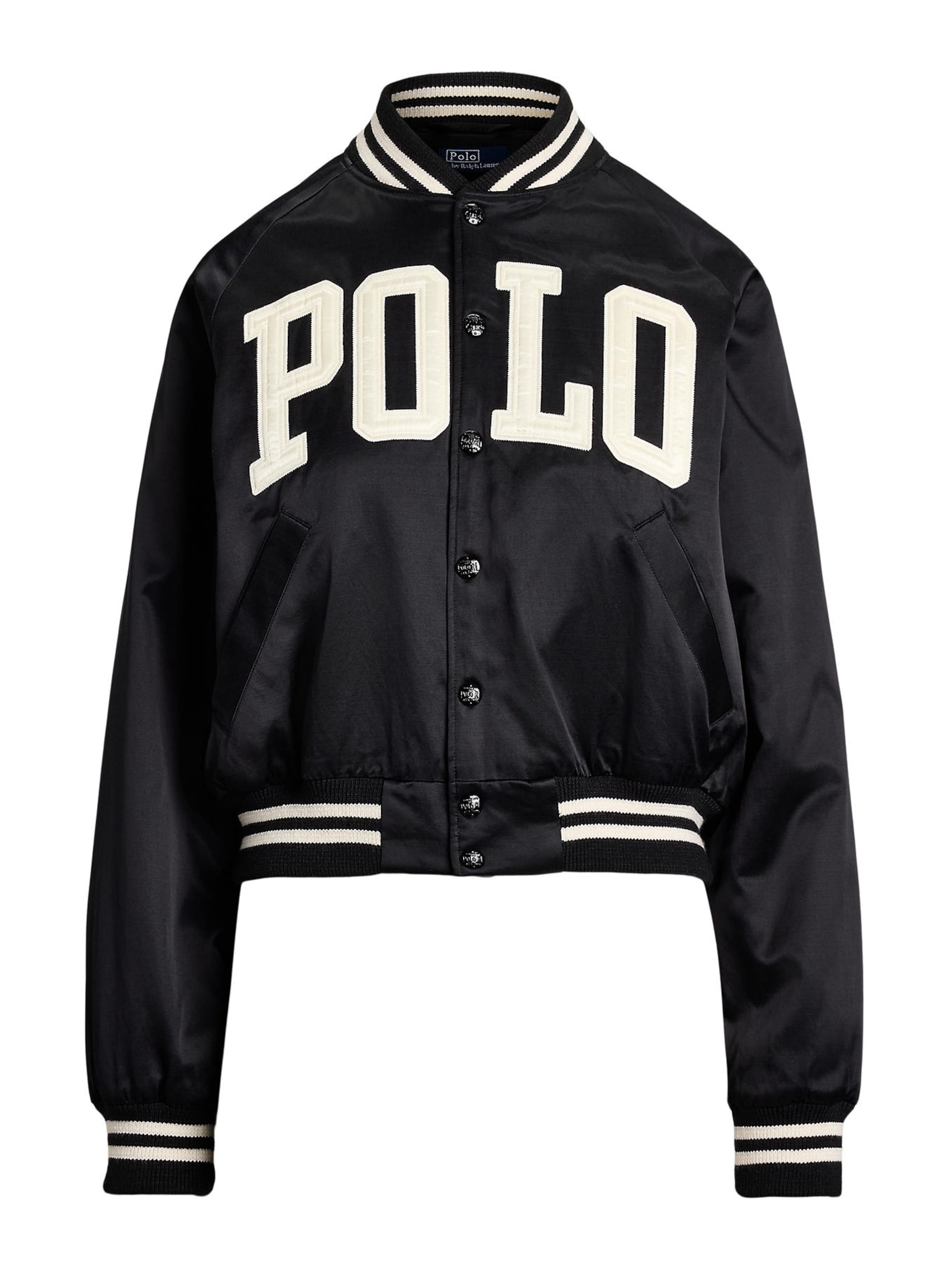 Polo Ralph Lauren Kevad-sügisjope, värv must: eest vaates