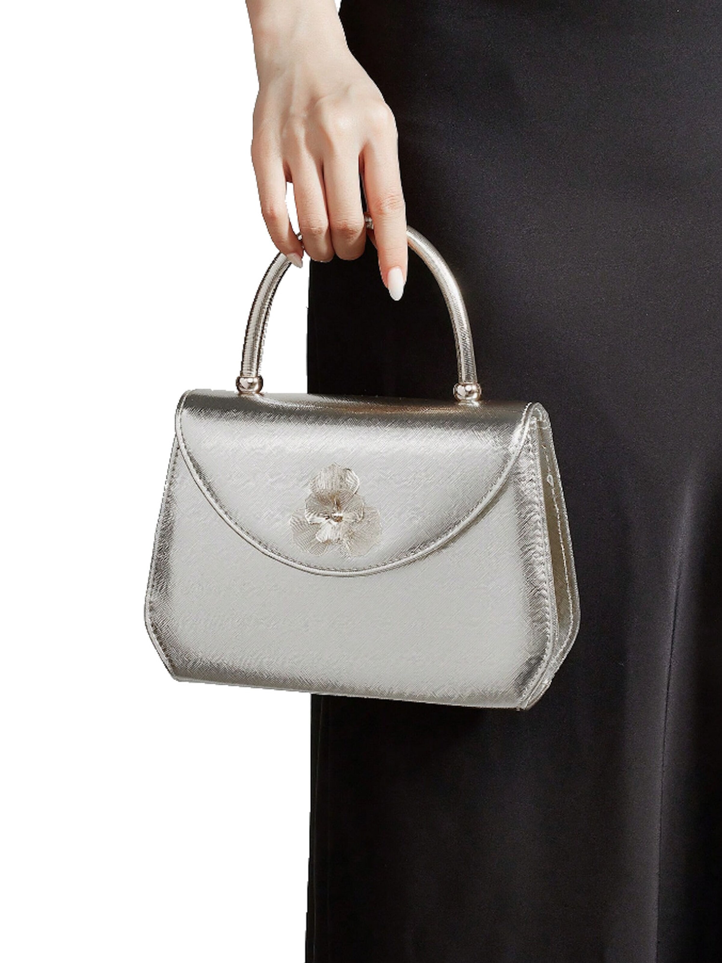 Tomshop24-7 Handbag 'Katharina' in Silver