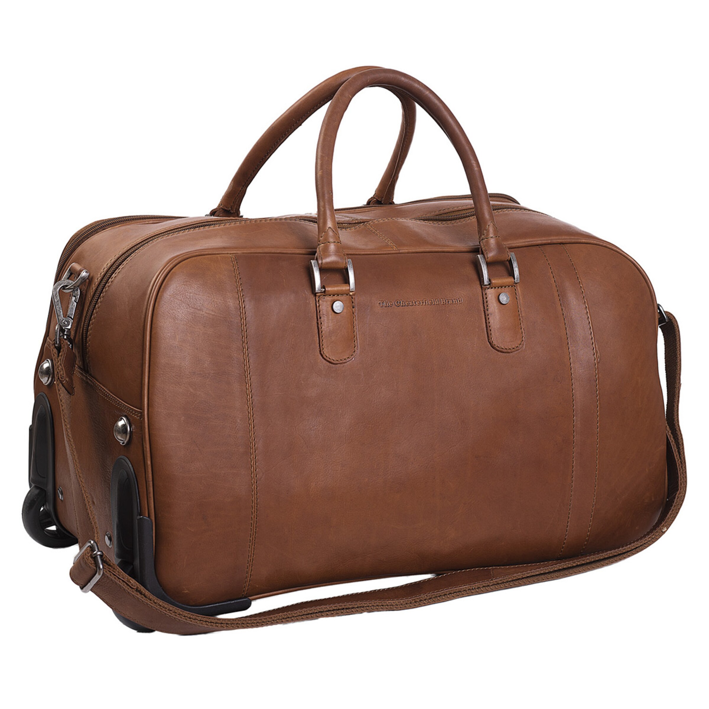 The Chesterfield Brand Travel Bag ' Jayven ' in Brown: front