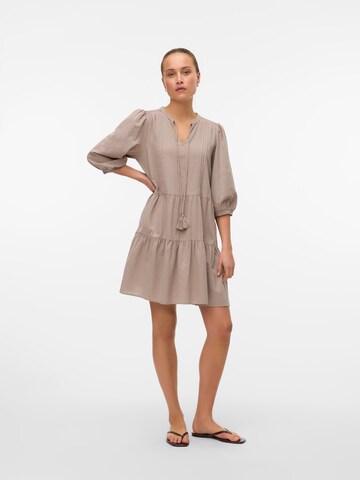 VERO MODA Blousejurk 'VMPretty' in Grijs: voorkant