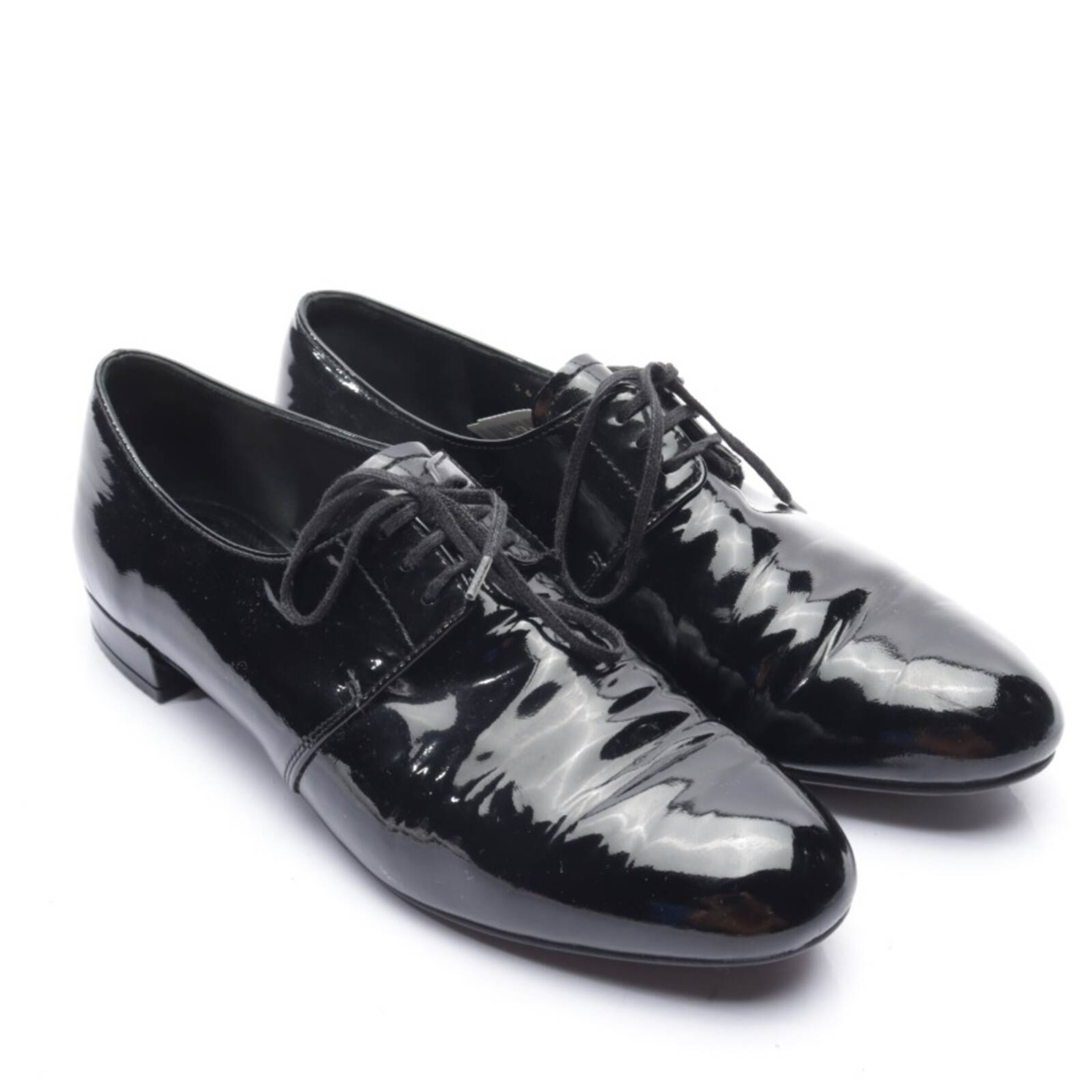 PRADA Halbschuhe 36 in Schwarz: Vorderseite