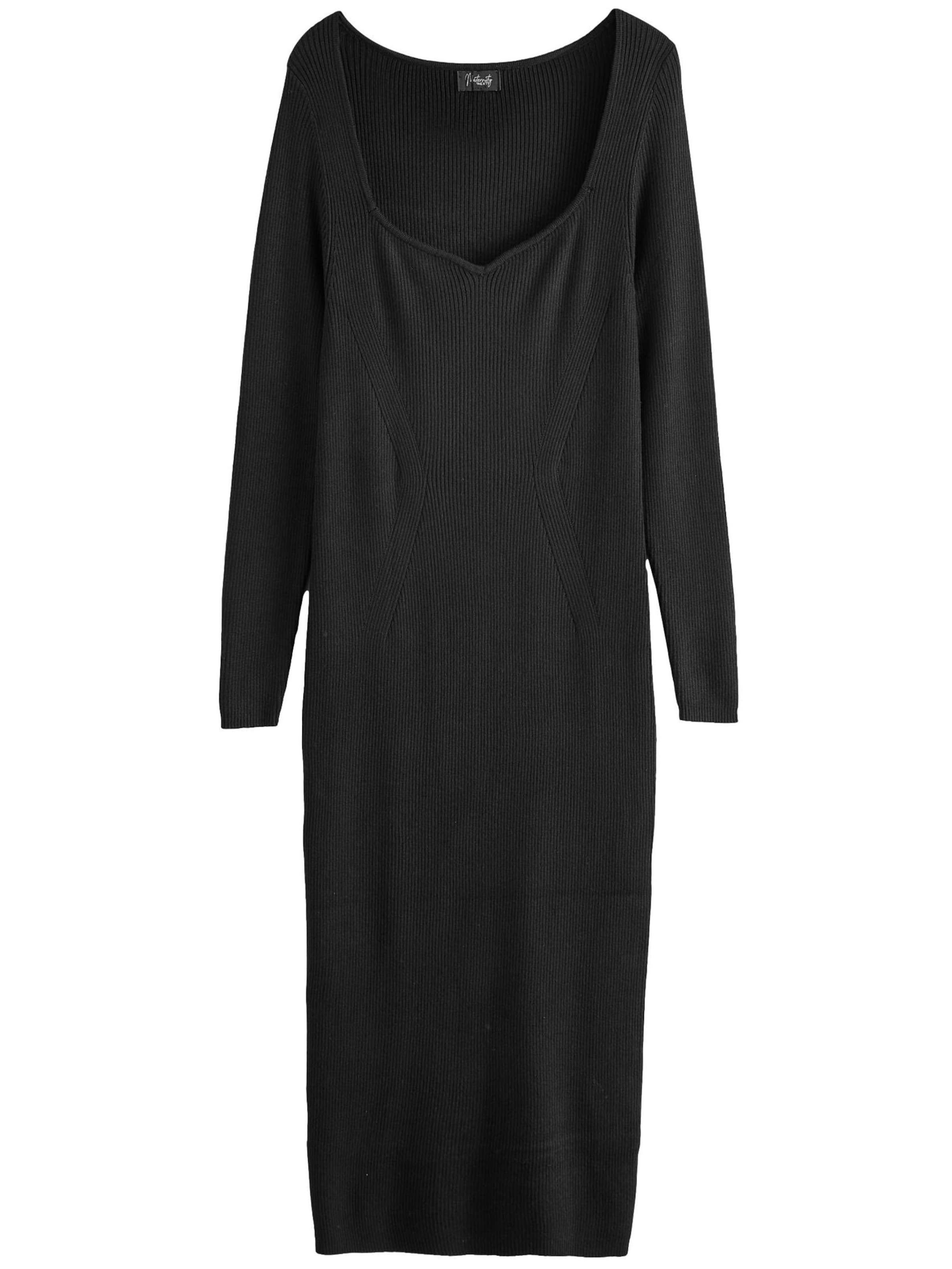 Next Pletené šaty - Čierna: predná strana