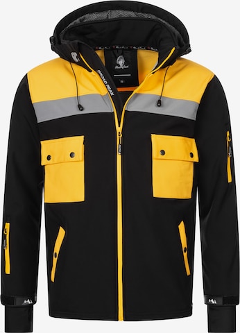 Rock Creek Outdoorjacke in Schwarz: predná strana