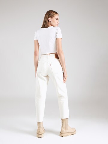 Regular Jean '501  Crop' LEVI'S ® en blanc