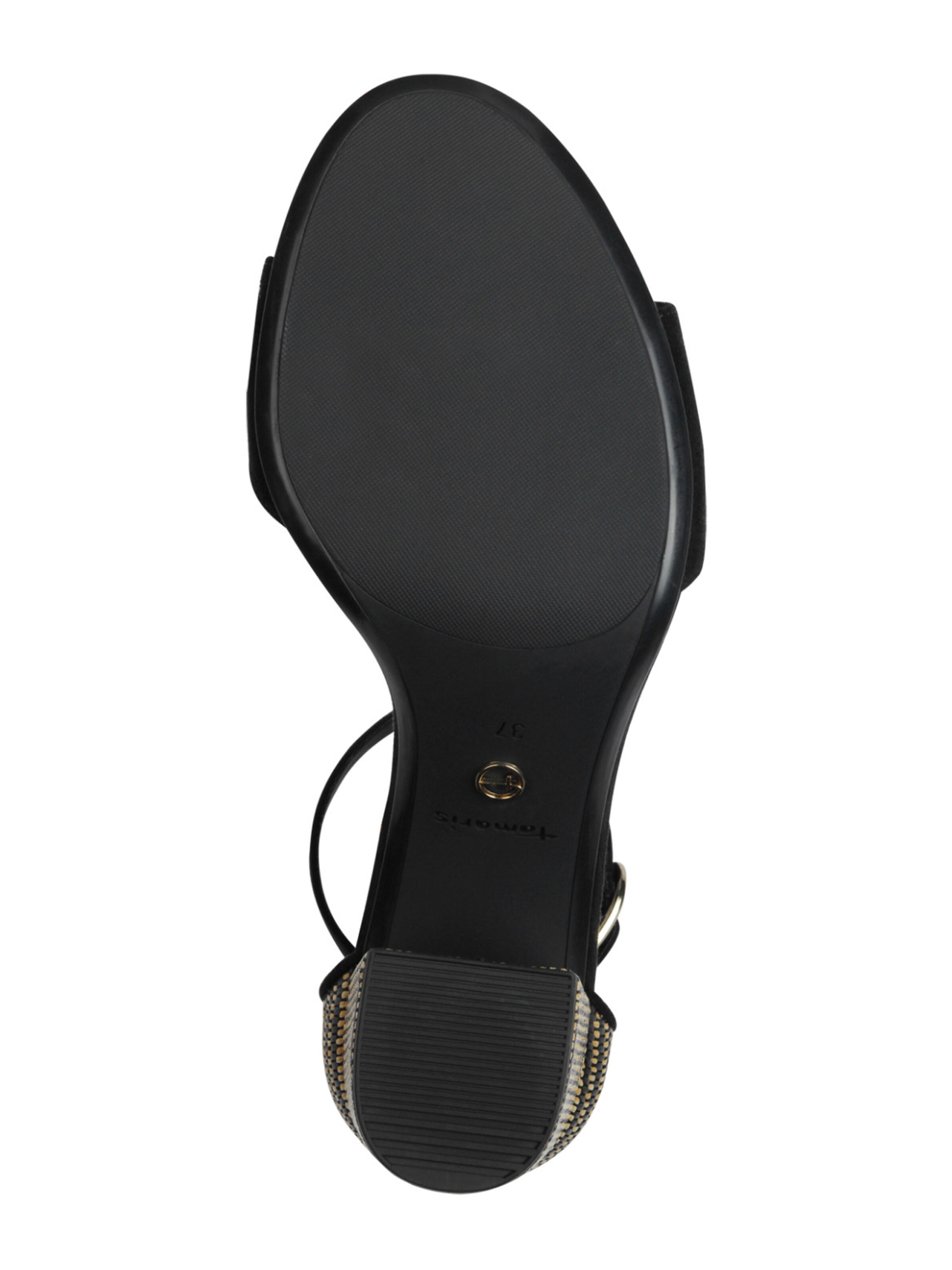 Sandales à lanières Tamaris en noir