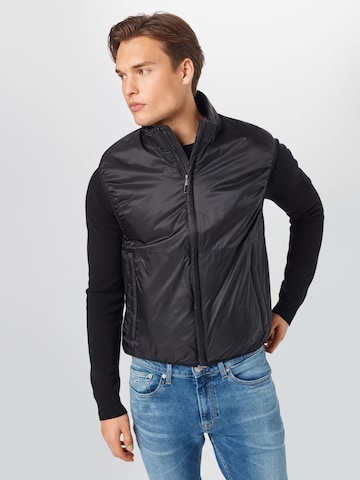 g-lab Bodywarmer 'Air' in Zwart: voorkant