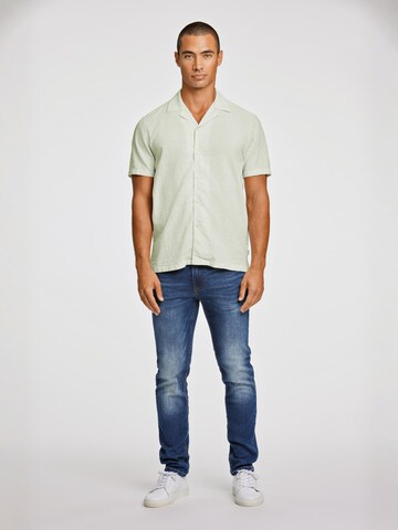 Lindbergh Regular fit Overhemd in Groen