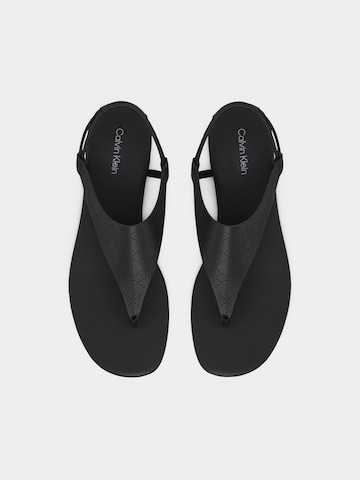 Calvin Klein Σαγιονάρες διχαλωτές σε μαύρο