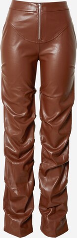 Misspap Regular Pants in Brown: front