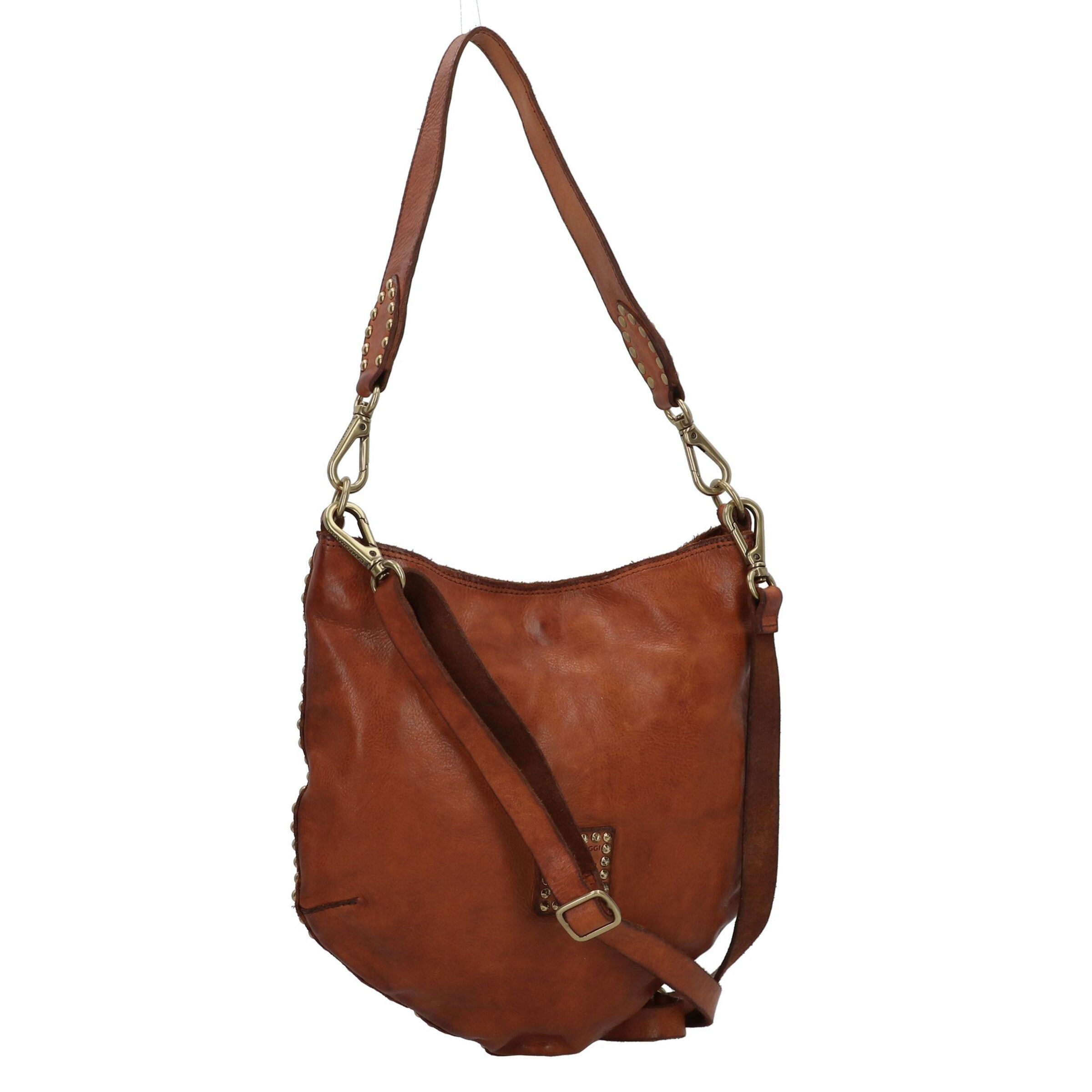 Campomaggi Schoudertas 'Malachite' in Bruin