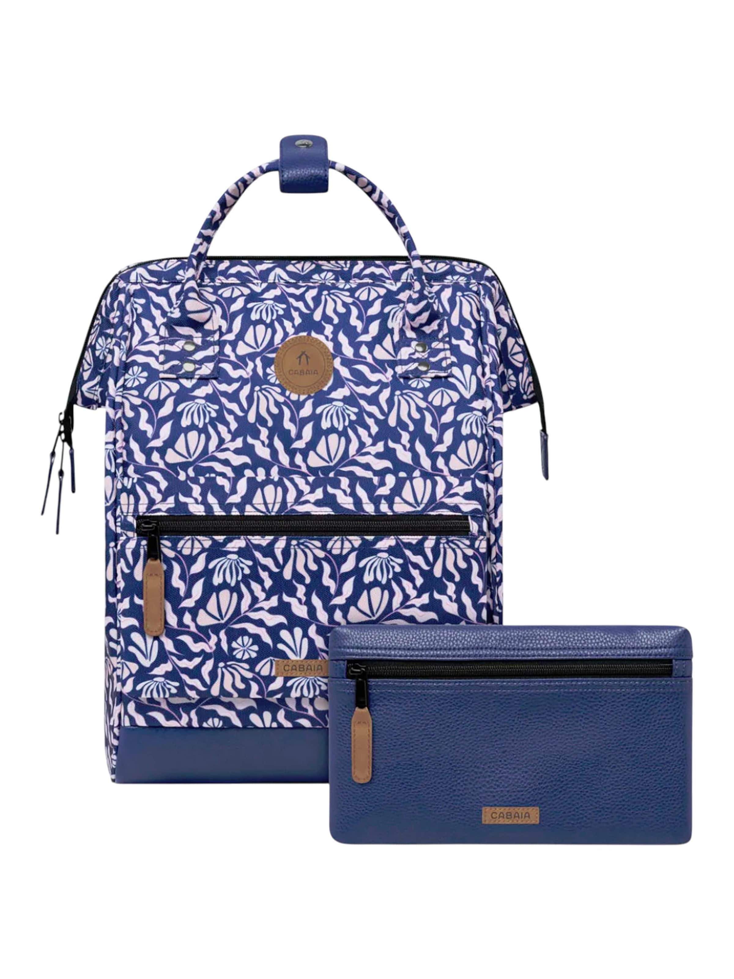 Cabaia Backpack 'Sameiro Sanctuary' in Blue: front