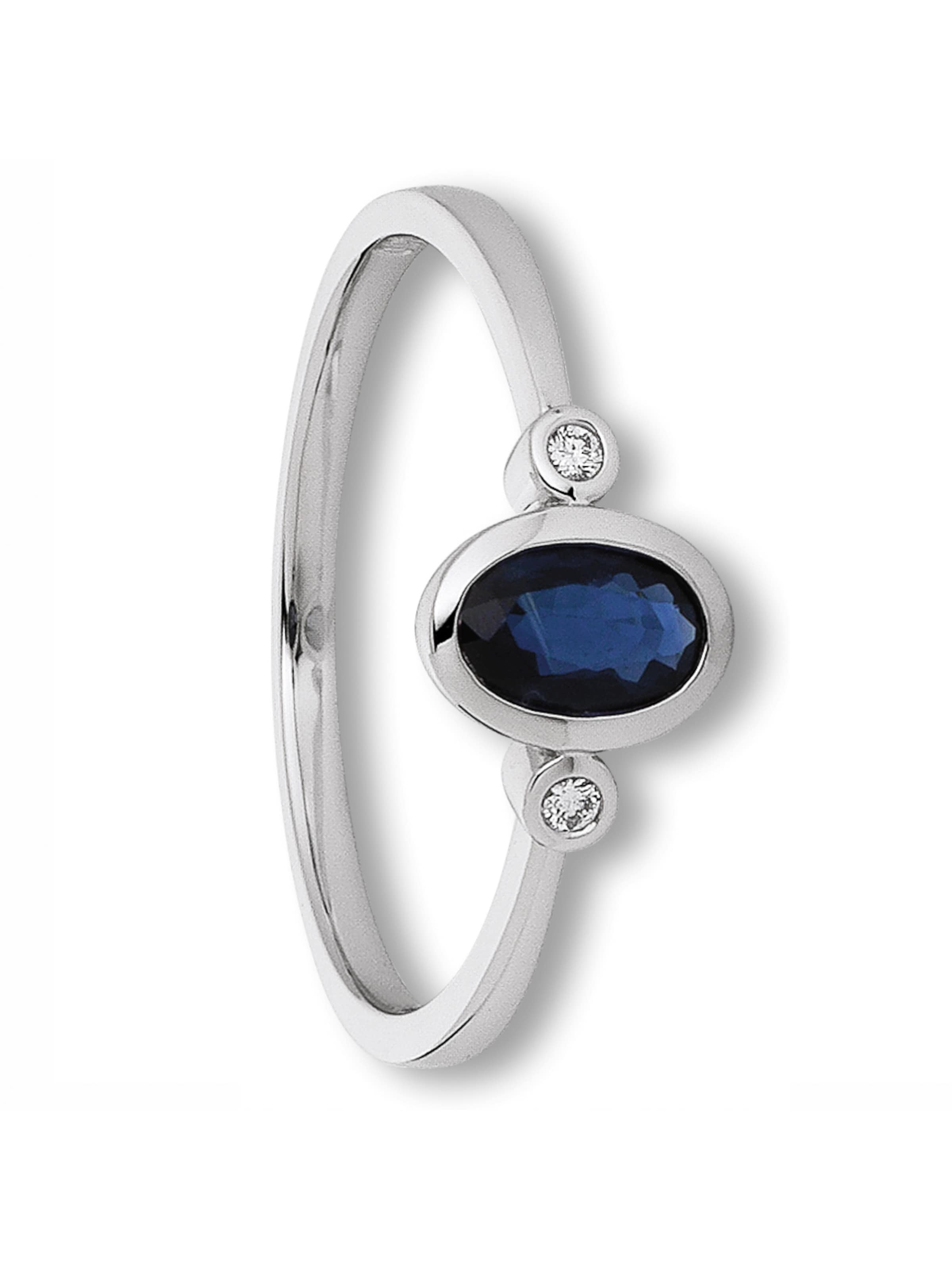 ONE ELEMENT Ring in Silber: Vorderseite