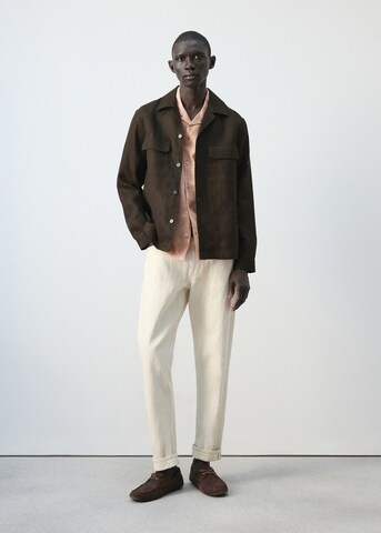MANGO MAN Between-Season Jacket 'Umbria' in Brown