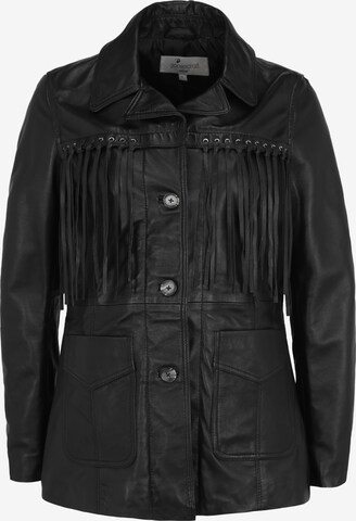 Goosecraft Between-Season Jacket 'Christie' in Black: front