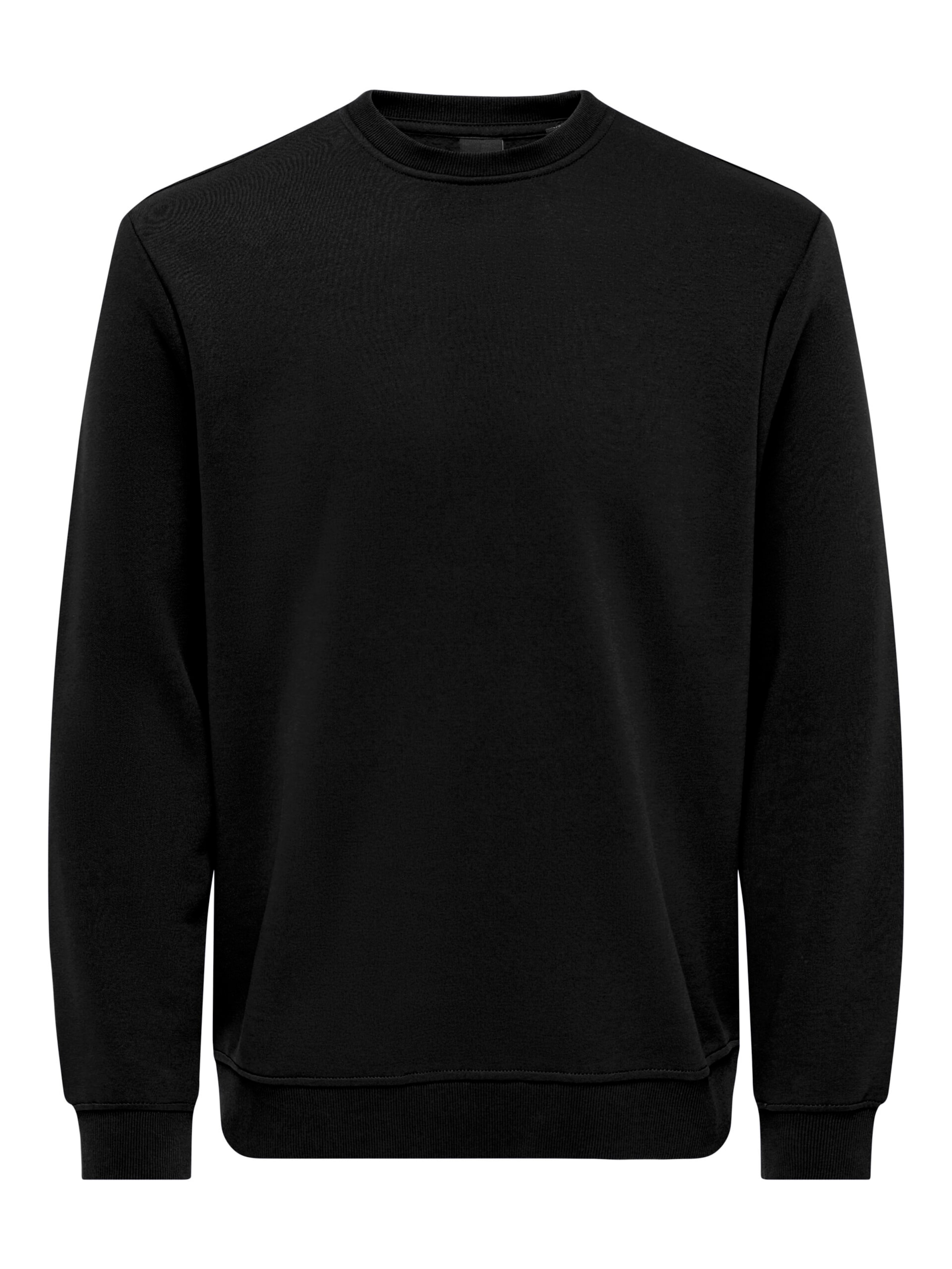 ONLY Sweatshirt 'Connor' in Black: front