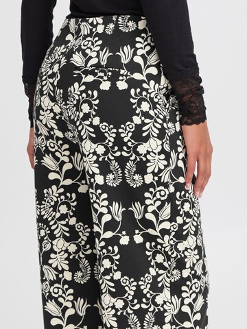 ICHI Loosefit Broek in Zwart