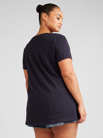 ONLY Carmakoma Shirt 'BONNIE' in Blauw