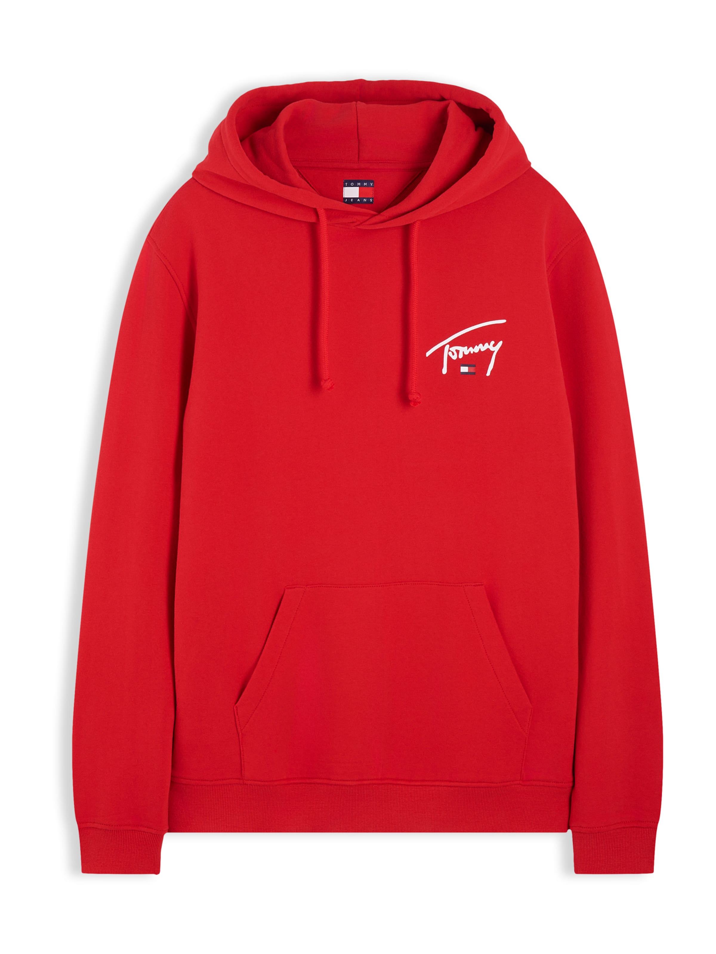 Sweat-shirt 'ENTRY' Tommy Jeans en rouge : devant