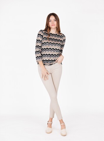 Key Largo Shirt 'WLS DONNA' in Beige