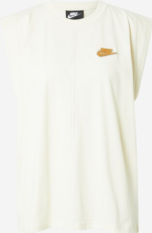 Nike Sportswear Top 'Earth Day' in White: front