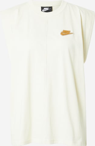 Top 'Earth Day' di Nike Sportswear in bianco: frontale