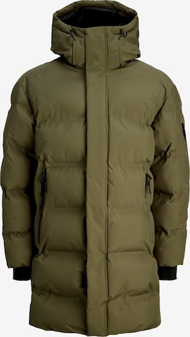 JACK & JONES Parka zimowa 'Fusion' w kolorze zielony: przód