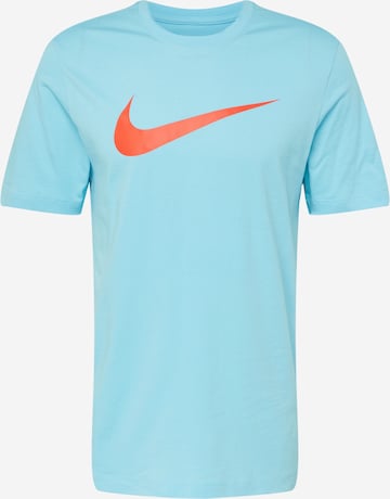 Nike Sportswear Shirt 'Swoosh' in Blue: front